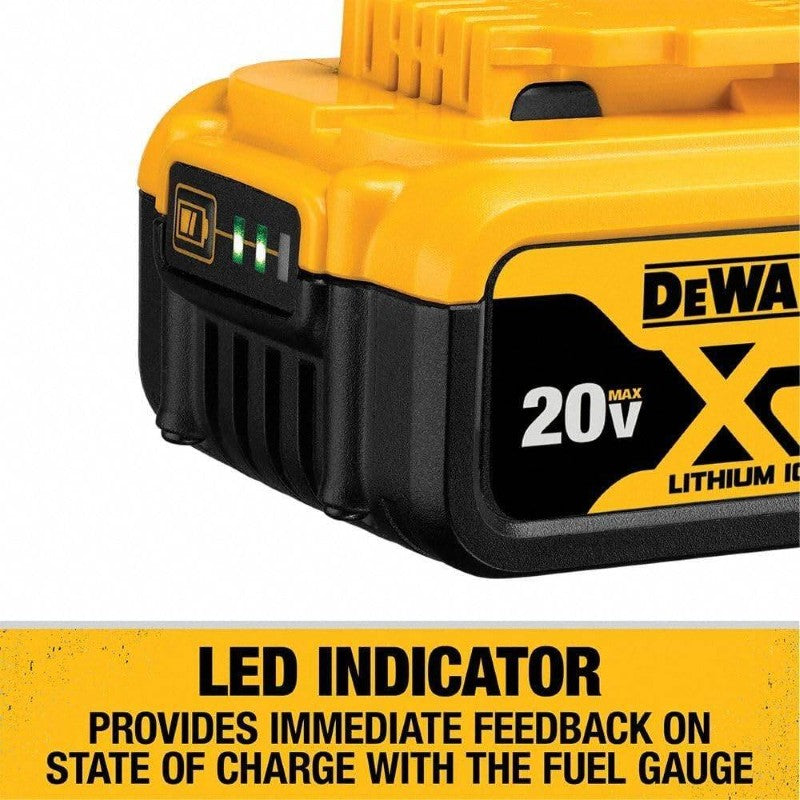 Lot de 2 batteries lithium-ion Dewalt 20 V Max XR 5,0 Ah
