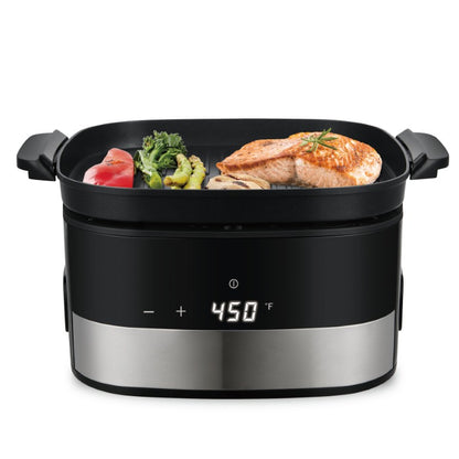 Salton Flip & Cook 3 in 1 Air Fryer Grill Dehydrator