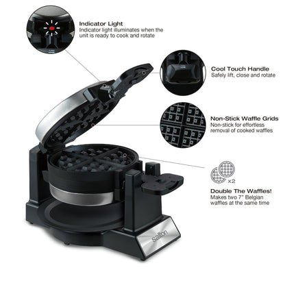 Salton Double Rotary Waffle Maker