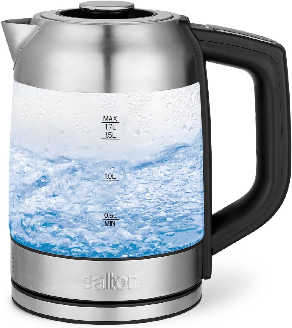 Salton Temperature Control Kettle & Tea Steeper 1.7 L
