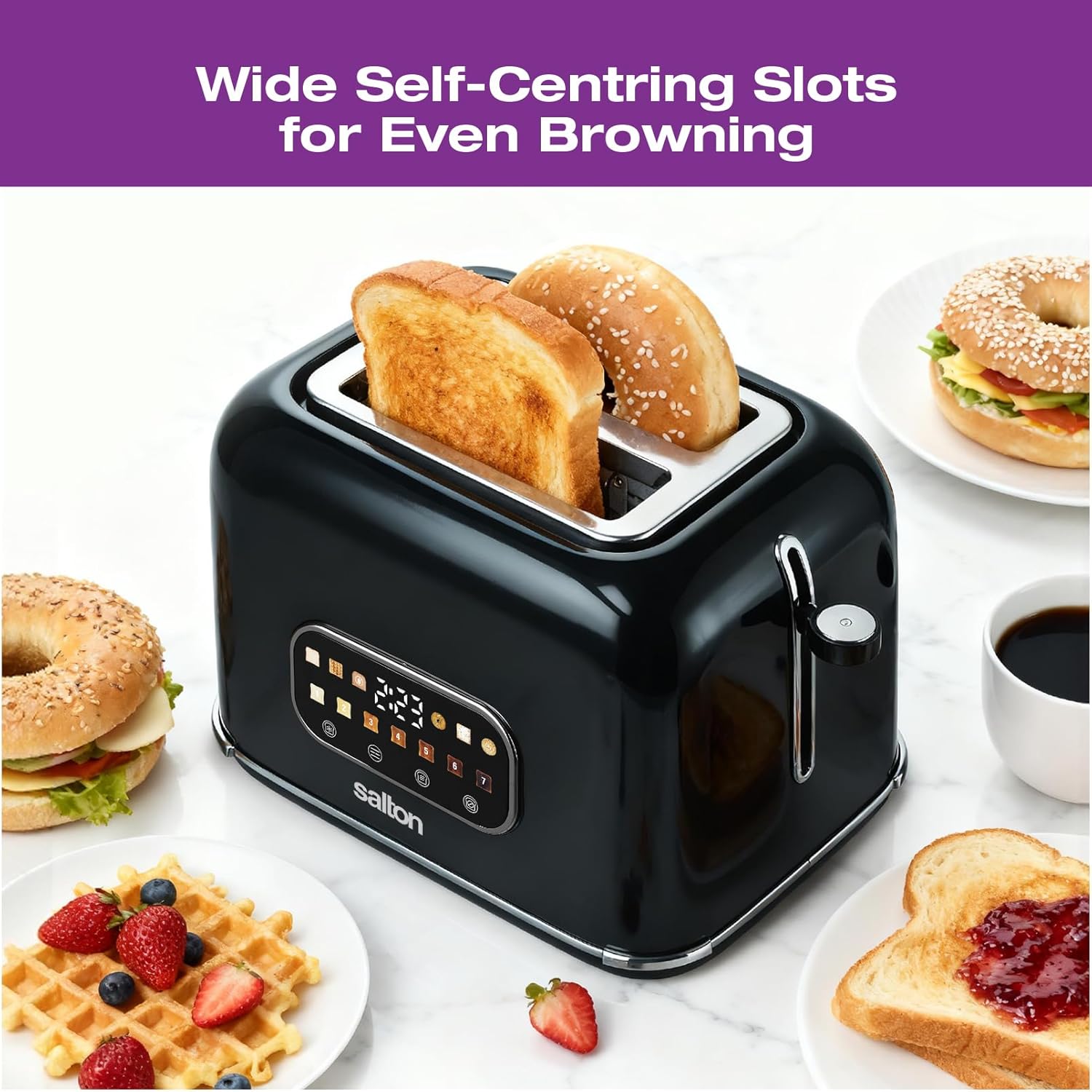 Salton Smart Touch Toaster - 2 Slice