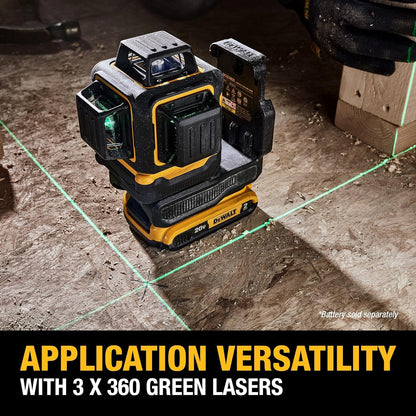 Niveau laser Dewalt 20V Max - Outil nu uniquement - Vert