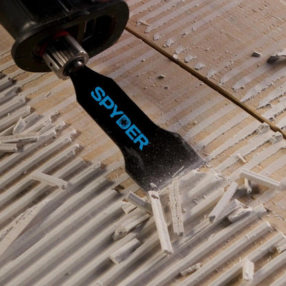 Spyder Scraper Blade Attachment Set for Reciprocating Saws - 3 Pc