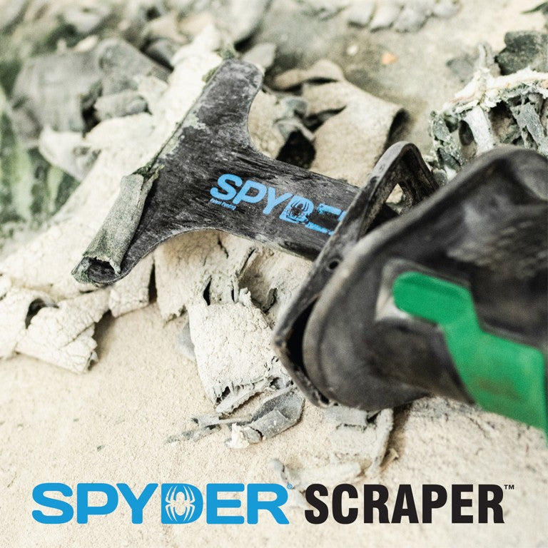 Spyder Scraper Blade Attachment Set for Reciprocating Saws - 3 Pc