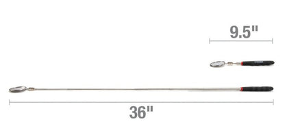 Steelman- 36" Telescoping 2.25" Round Steelman-Inspection Mirror