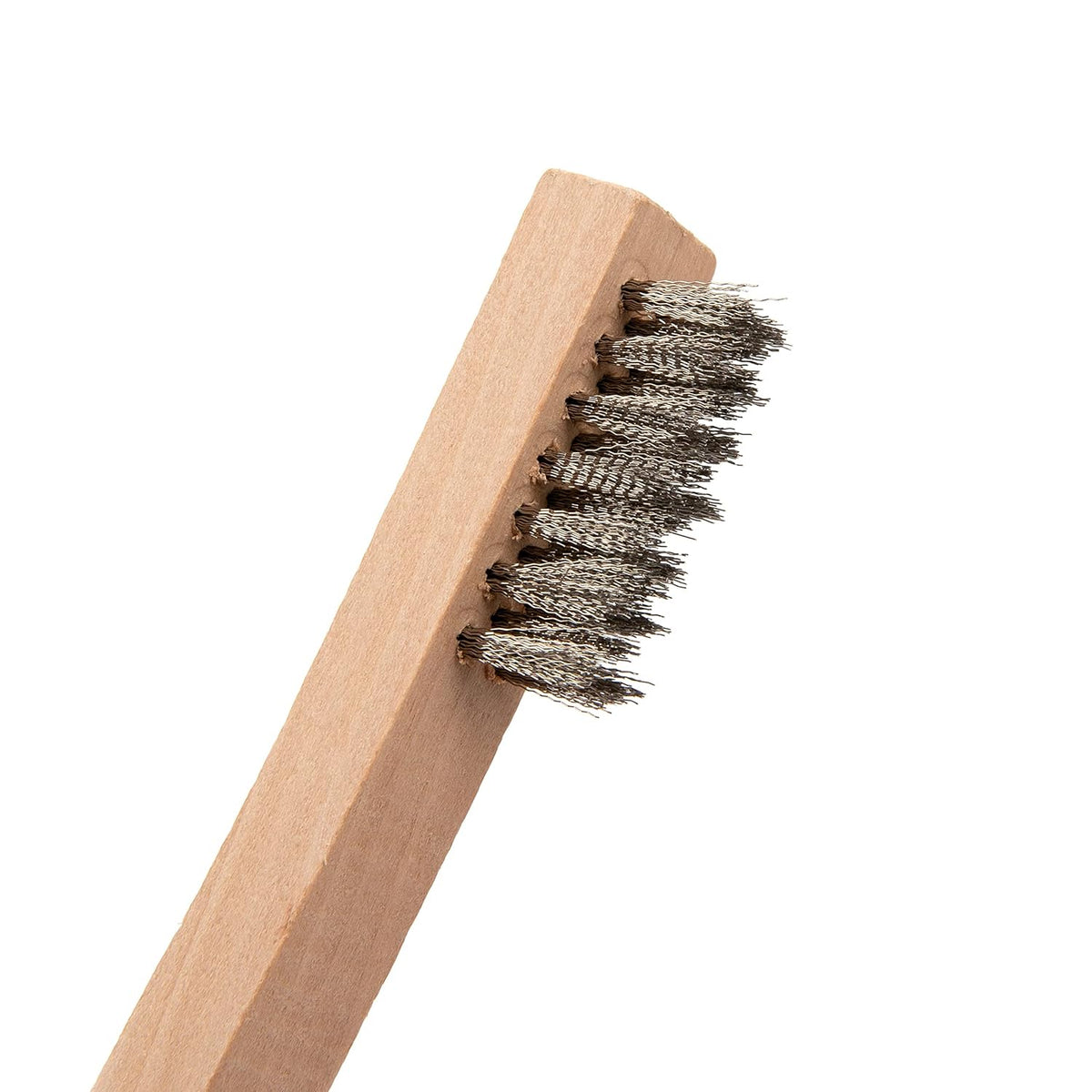 Steelman-Stainless Steel 1200 Bristle Count Wire Brush with Wood Handle - 5-Pack