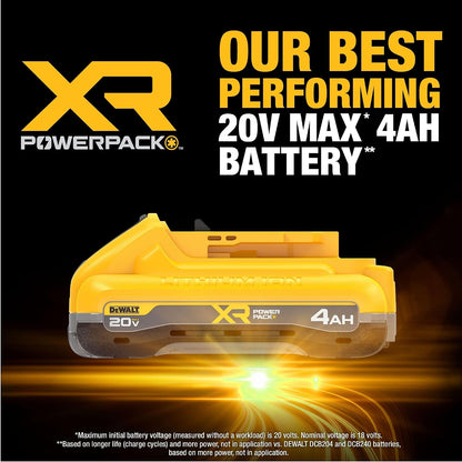 Dewalt 20V Max Battery & Charger Combo XR Powerpack