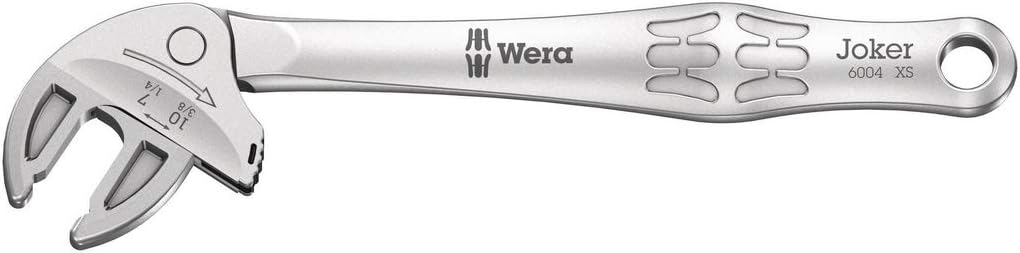 Wera - 6004 Clé à douille Joker XS à réglage automatique, 7; 8; 9; 10 x 1/4; 5/16; 3/8“" x 117 mm