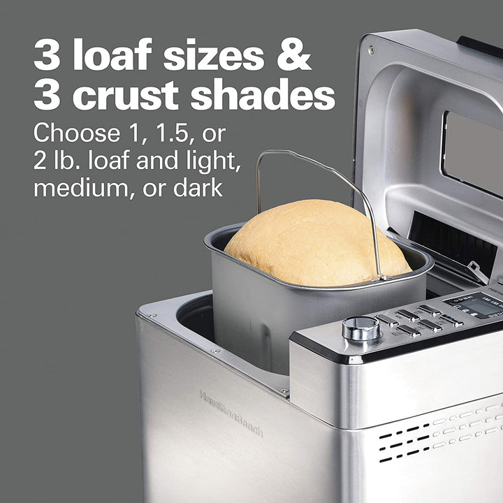 Hamilton Beach Premium Dough & Bread Maker - Stainless Steel