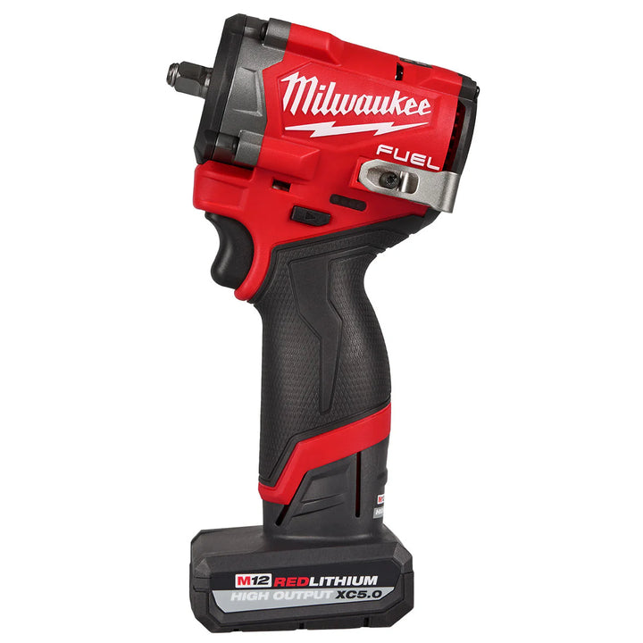 Milwaukee M12 3/8" Fuel Stubby Impact Wrench Kit